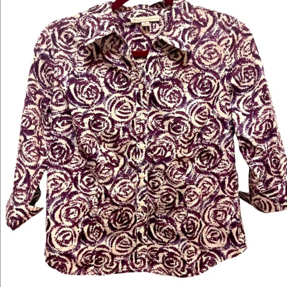 JM Collection Petite  Blouse Size 6 Petite